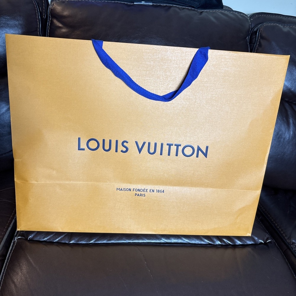 LOUIS VUITTON LV Gift Paper Shopping Bag XXL SIZE 23 x 17 x 10